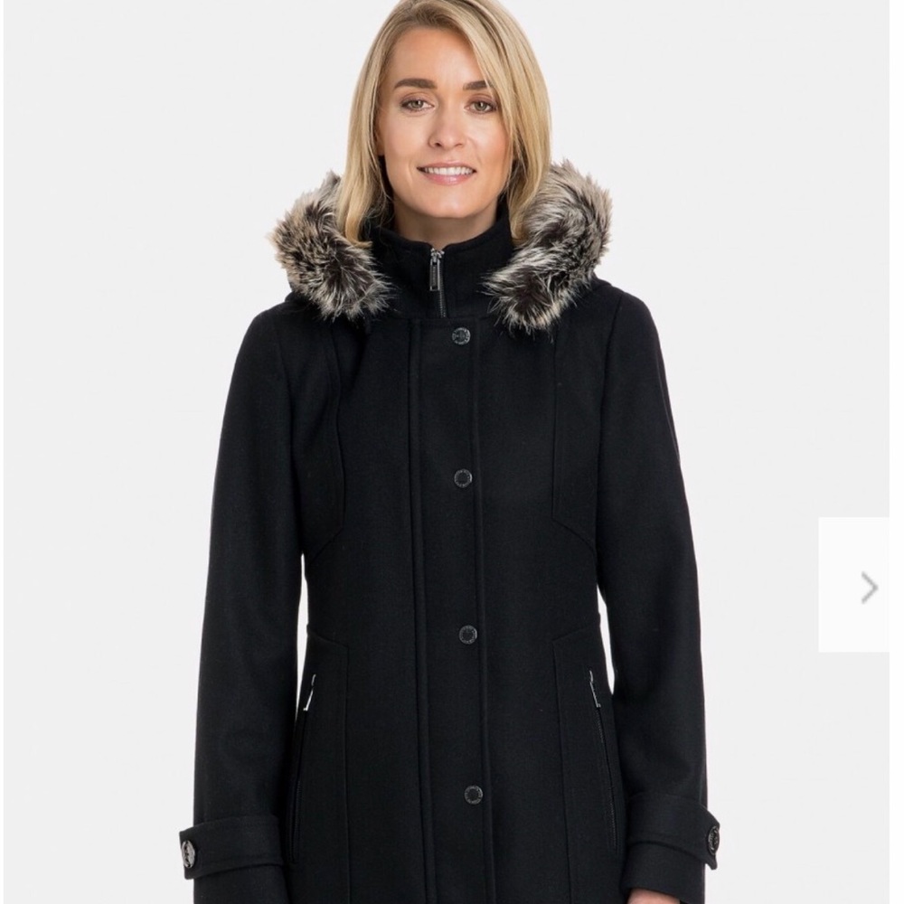 London Fog Women’s black winter coat